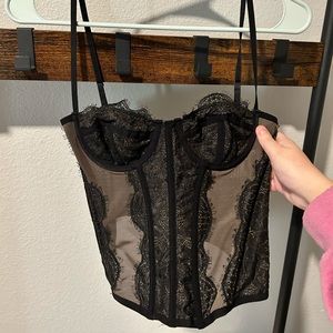 Black size med urban corset